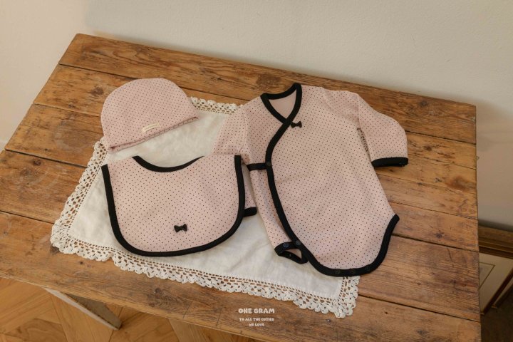 1 Gram - Korean Baby Fashion - #babyboutique - Rie Newborn Suit - 12