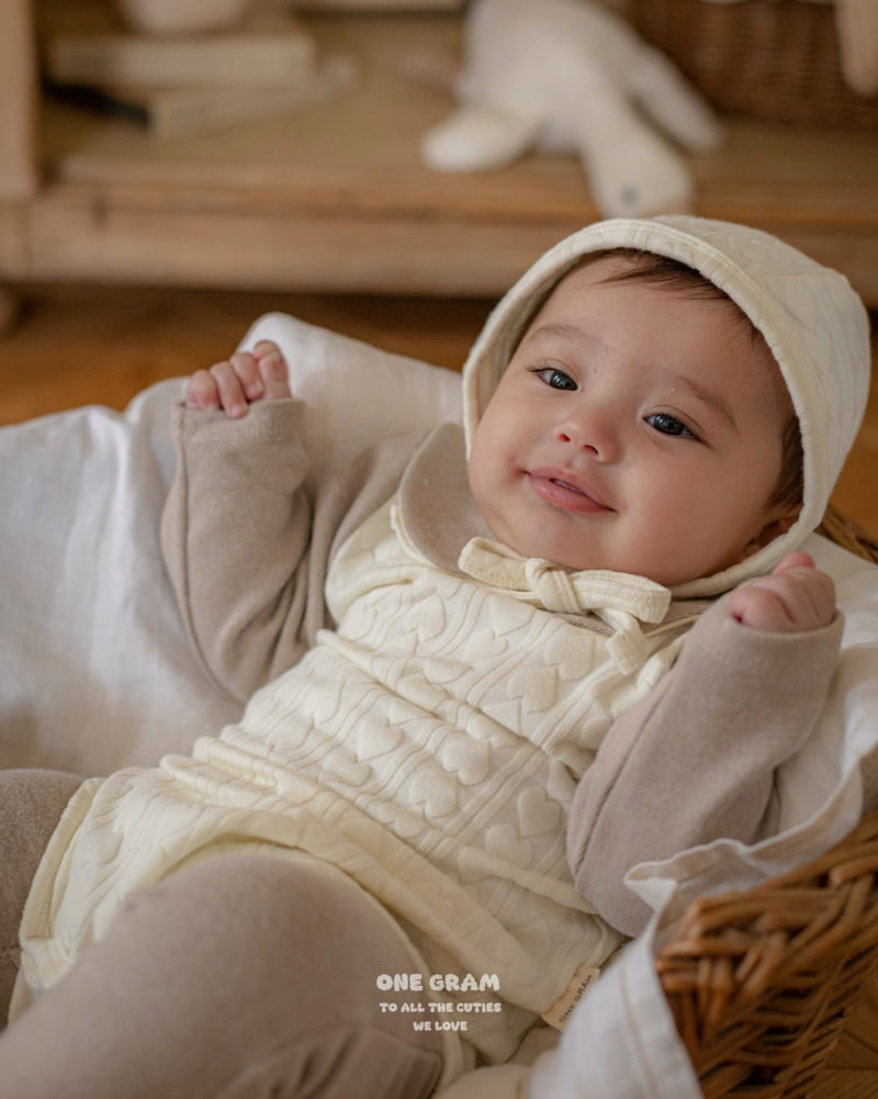 1 Gram - Korean Baby Fashion - #babyclothing - Chouchou Bonnet - 5