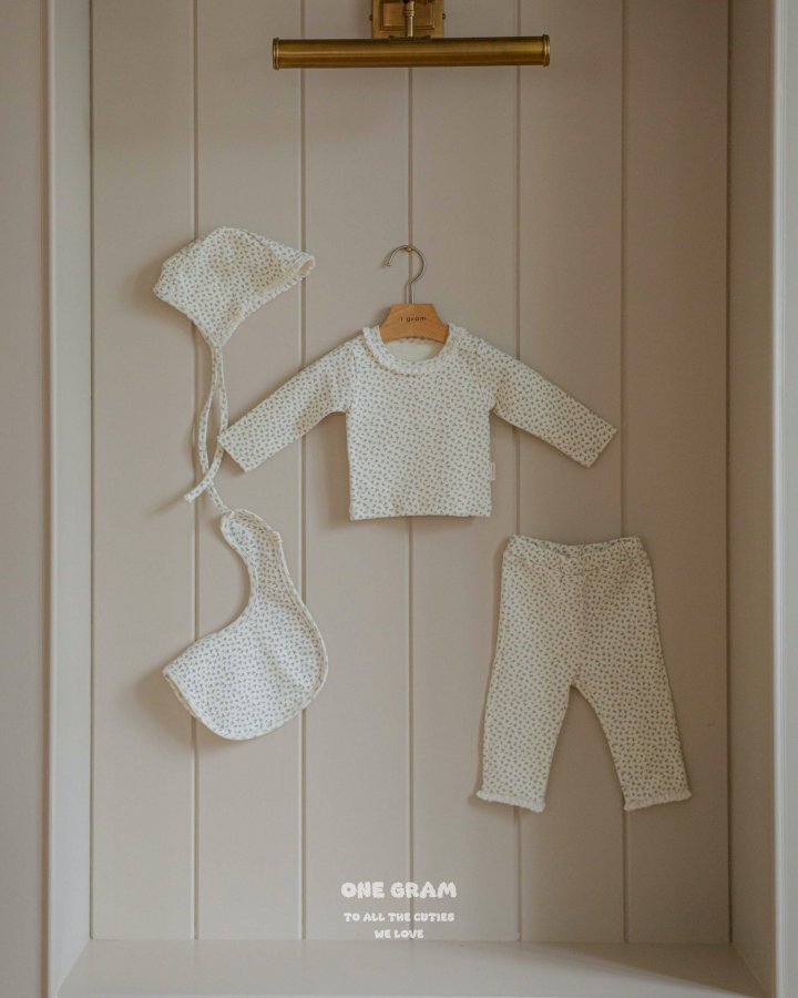 1 Gram - Korean Baby Fashion - #babyclothing - Tsubaki Top Bottom Set - 11