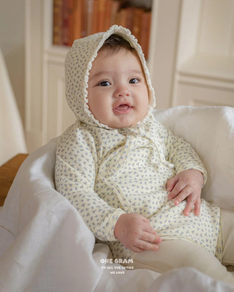 1 Gram - Korean Baby Fashion - #babyclothing - Tsubaki Bonnet - 9
