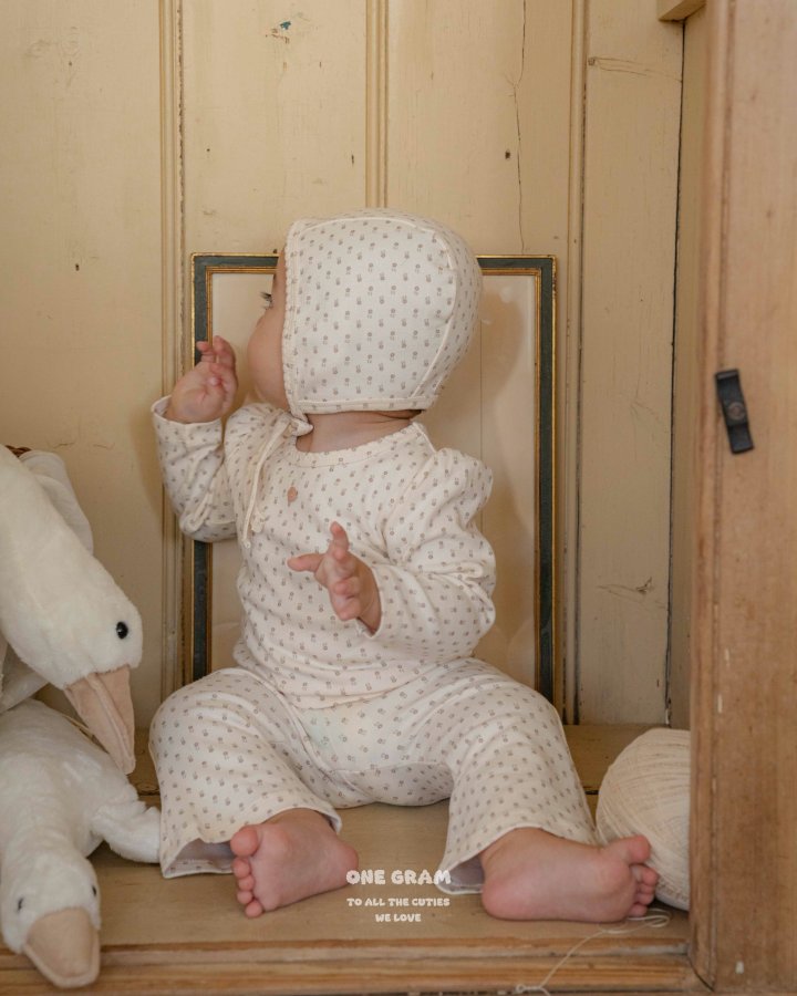 1 Gram - Korean Baby Fashion - #babyfashion - Mie Bonnet - 9