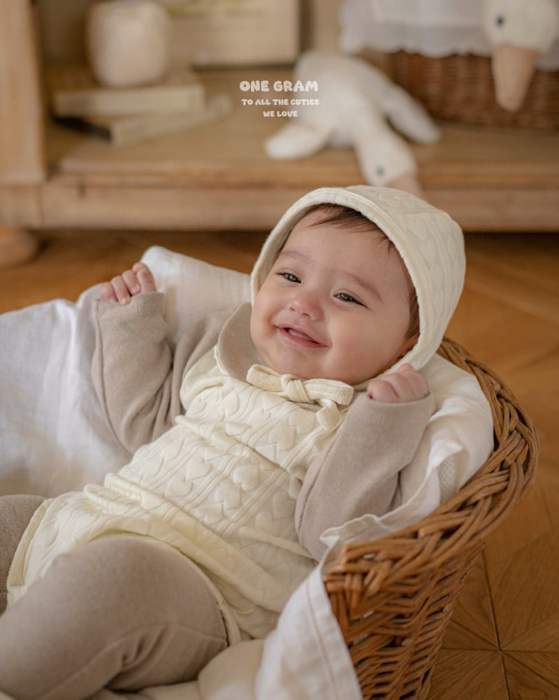 1 Gram - Korean Baby Fashion - #babyfashion - Chouchou Bonnet - 6