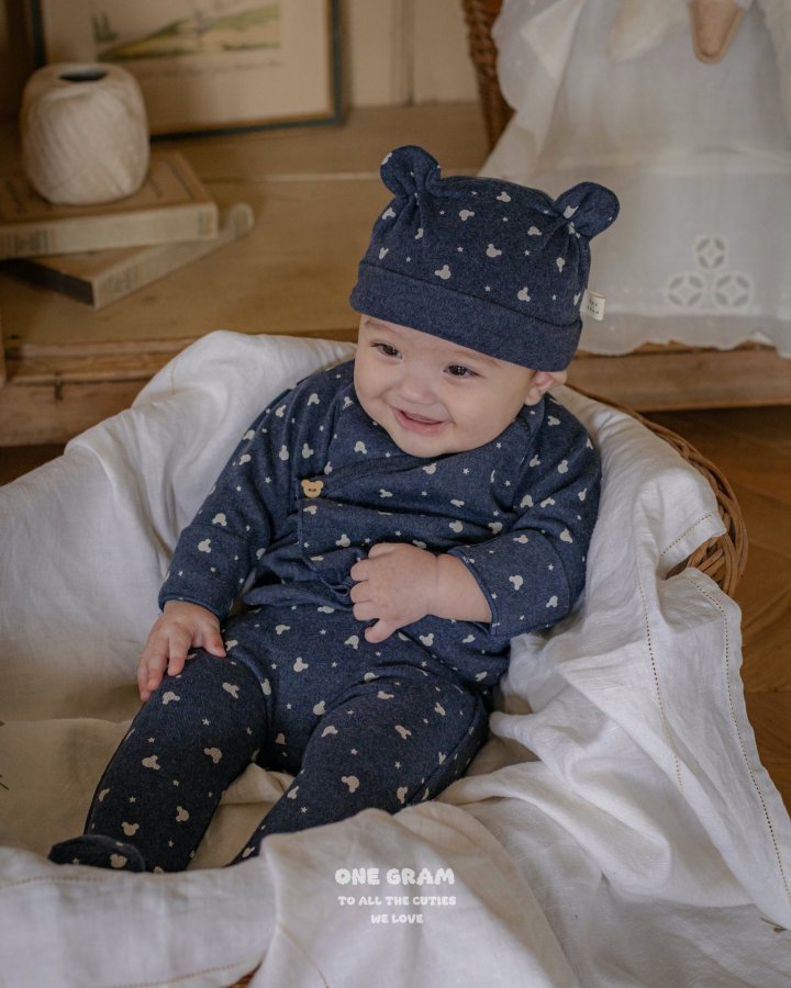 1 Gram - Korean Baby Fashion - #babyfashion - Dudu Newborn Suit Leggings Set - 3