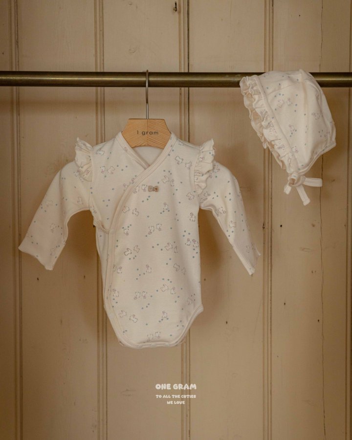 1 Gram - Korean Baby Fashion - #babyfever - Bunny Newborn Suit - 8