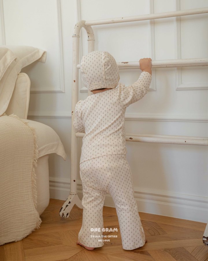 1 Gram - Korean Baby Fashion - #babyfever - Mie Bonnet - 10