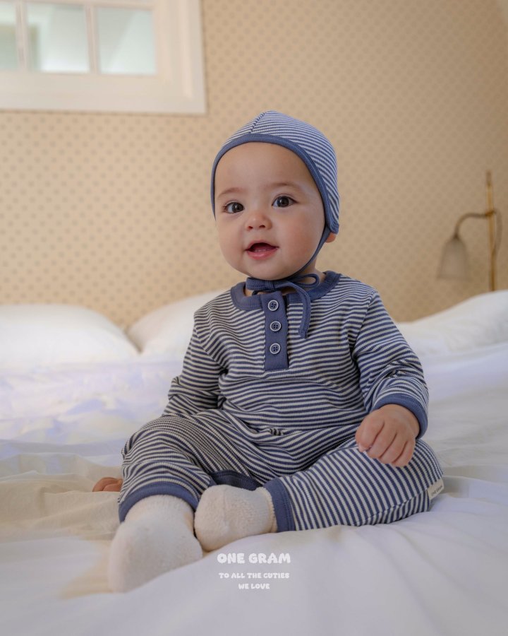 1 Gram - Korean Baby Fashion - #babyfever - Shaun Bonnet - 2