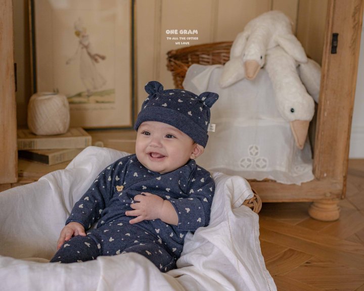1 Gram - Korean Baby Fashion - #babyfashion - Dudu Newborn Suit Leggings Set - 4