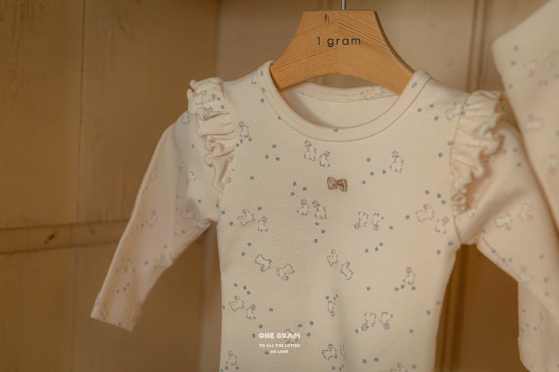 1 Gram - Korean Baby Fashion - #babygirlfashion - Bunny Top Bottom Set - 10