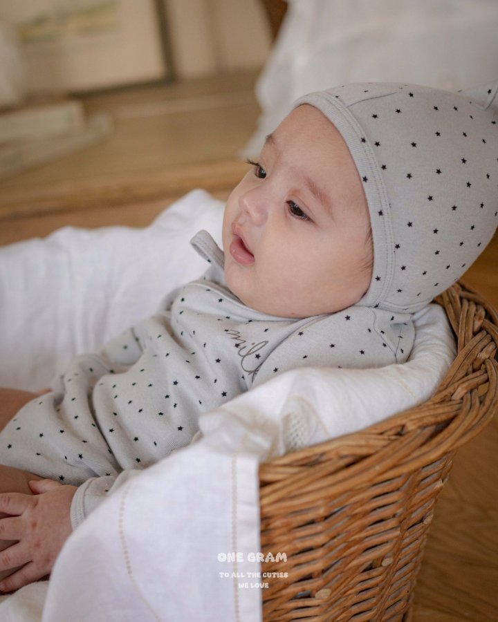 1 Gram - Korean Baby Fashion - #babygirlfashion - Milk Newborn Suit - 6