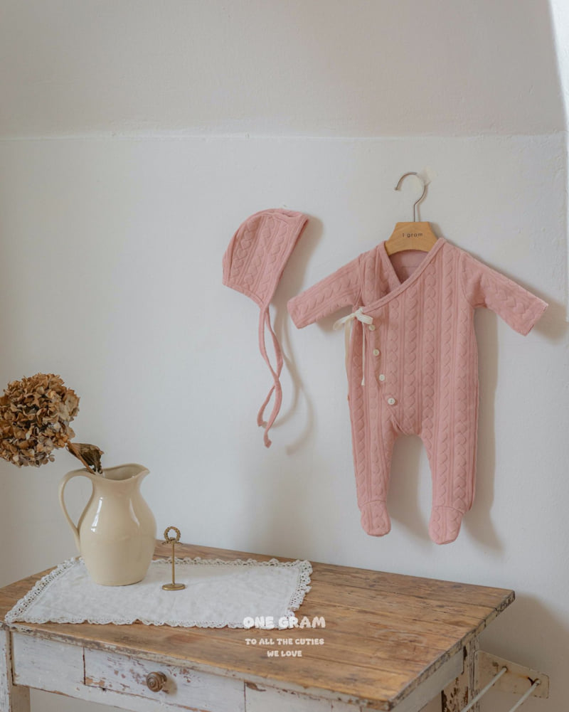 1 Gram - Korean Baby Fashion - #babygirlfashion - Chouchou Bonnet - 8