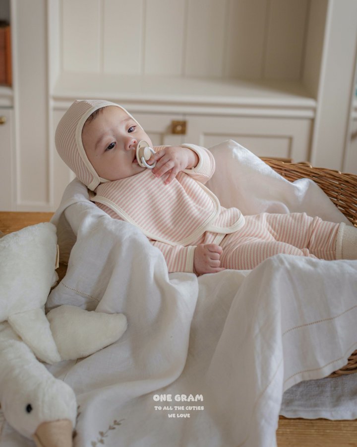 1 Gram - Korean Baby Fashion - #babygirlfashion - Shaun Newborn Leggings Set - 5