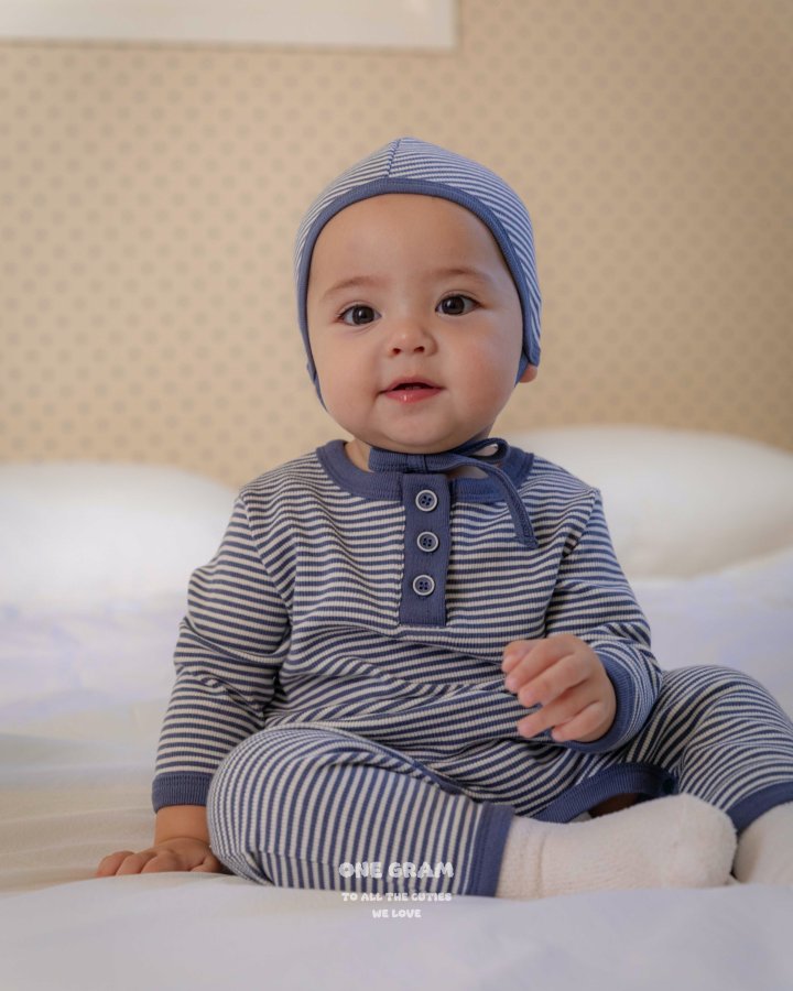 1 Gram - Korean Baby Fashion - #babygirlfashion - Shaun Bonnet - 3