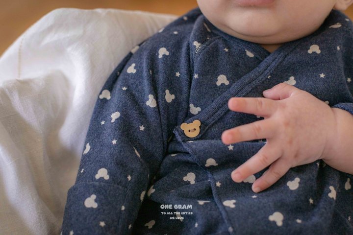 1 Gram - Korean Baby Fashion - #babygirlfashion - Dudu Newborn Suit Leggings Set - 5
