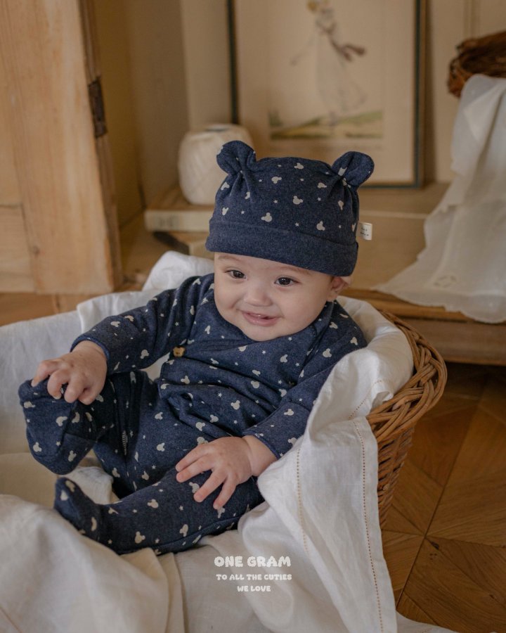 1 Gram - Korean Baby Fashion - #babylifestyle - Dudu Newborn Suit Leggings Set - 6