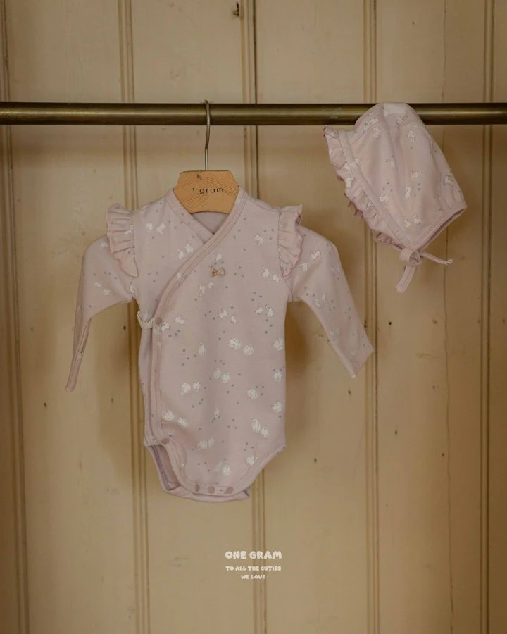 1 Gram - Korean Baby Fashion - #babyoninstagram - Bunny Newborn Suit - 11