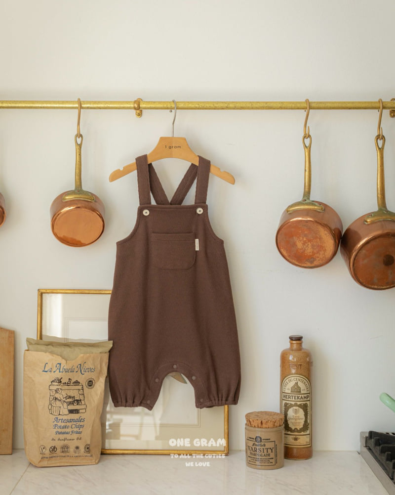 1 Gram - Korean Baby Fashion - #babyoninstagram - Seth Pants (Overalls) - 9