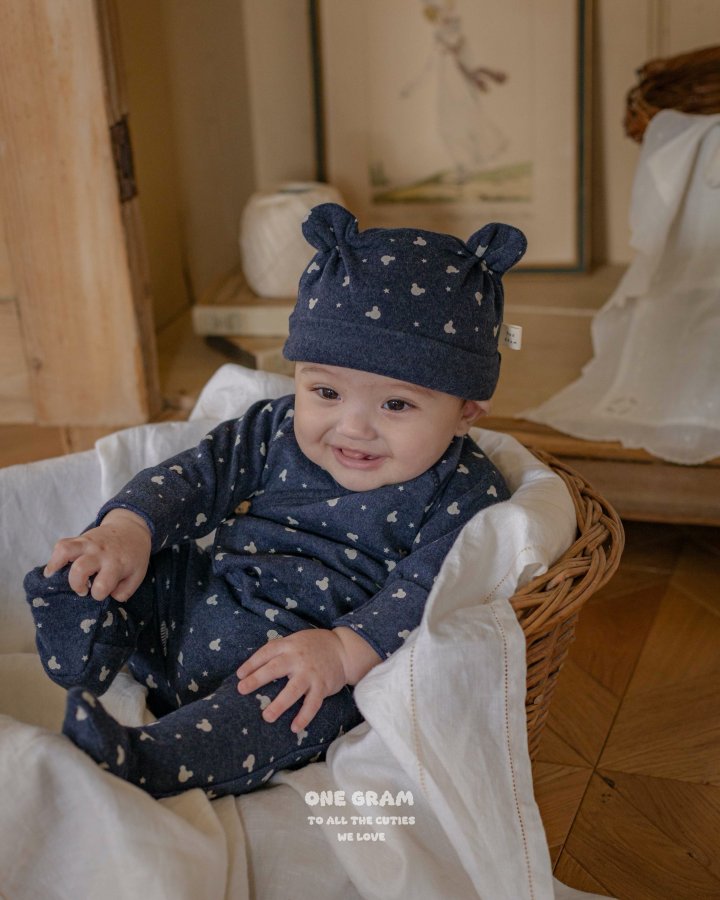 1 Gram - Korean Baby Fashion - #babyoninstagram - Dudu Newborn Suit Leggings Set - 7