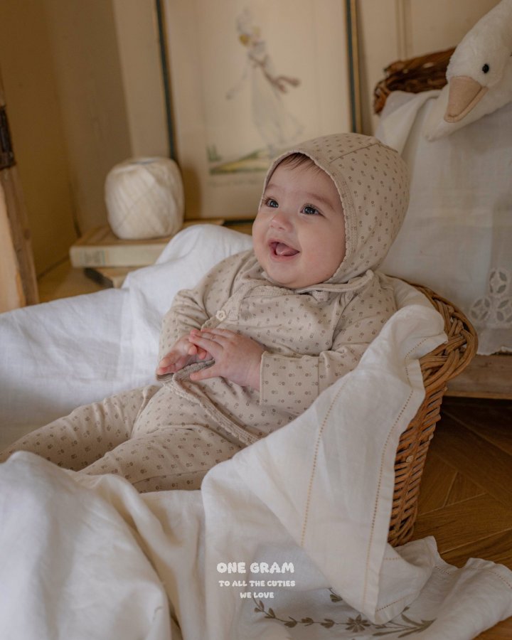 1 Gram - Korean Baby Fashion - #babyootd - Mie Newborn Leggings Set