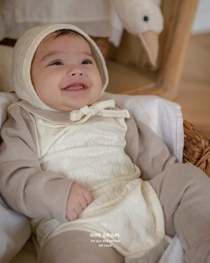 1 Gram - Korean Baby Fashion - #babyootd - Chouchou Bonnet - 11