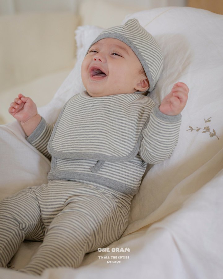 1 Gram - Korean Baby Fashion - #babyootd - Shaun Newborn Leggings Set - 8
