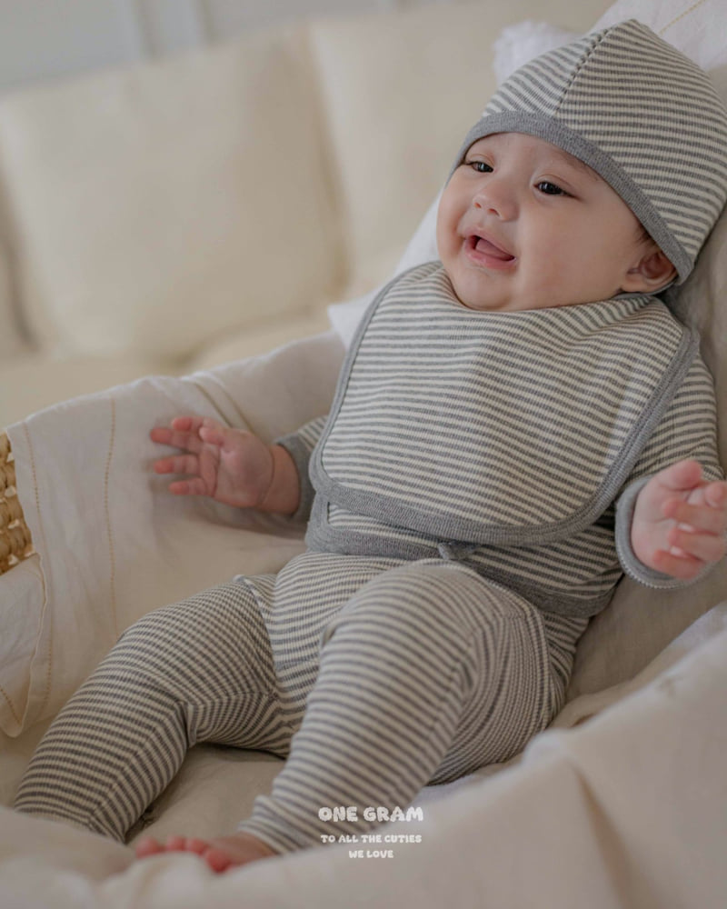 1 Gram - Korean Baby Fashion - #babyootd - Shaun Bib - 7