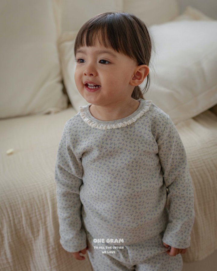 1 Gram - Korean Baby Fashion - #babyootd - Tsubaki Top Bottom Set - 2