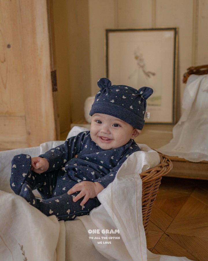 1 Gram - Korean Baby Fashion - #babyootd - Dudu Newborn Suit Leggings Set - 8