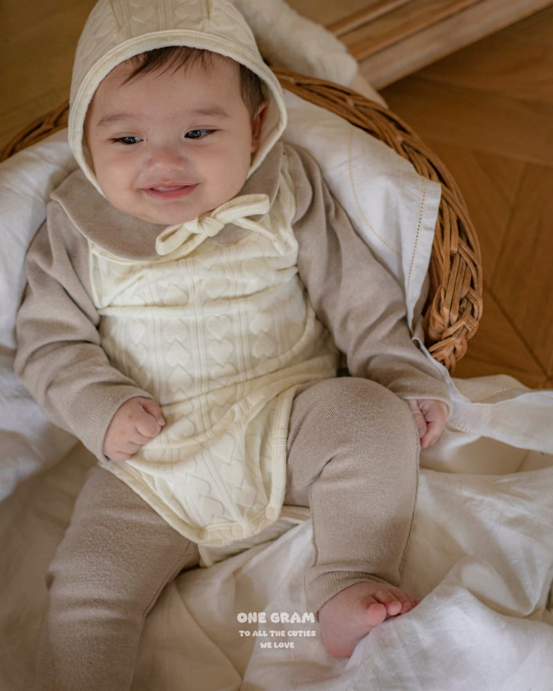 1 Gram - Korean Baby Fashion - #babyoutfit - Chouchou Bonnet - 12