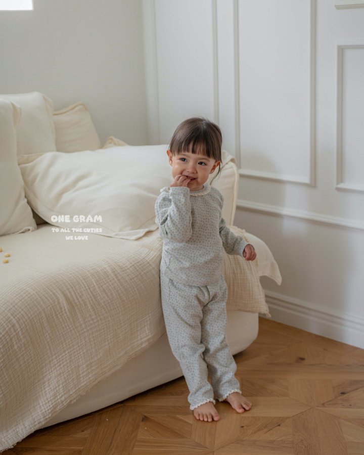 1 Gram - Korean Baby Fashion - #babyoutfit - Tsubaki Top Bottom Set - 3