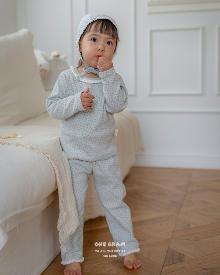 1 Gram - Korean Baby Fashion - #babyoutfit - Tsubaki Top Bottom Set - 4