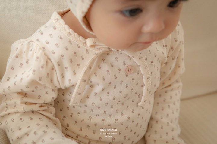 1 Gram - Korean Baby Fashion - #babywear - Mie Bonnet - 2