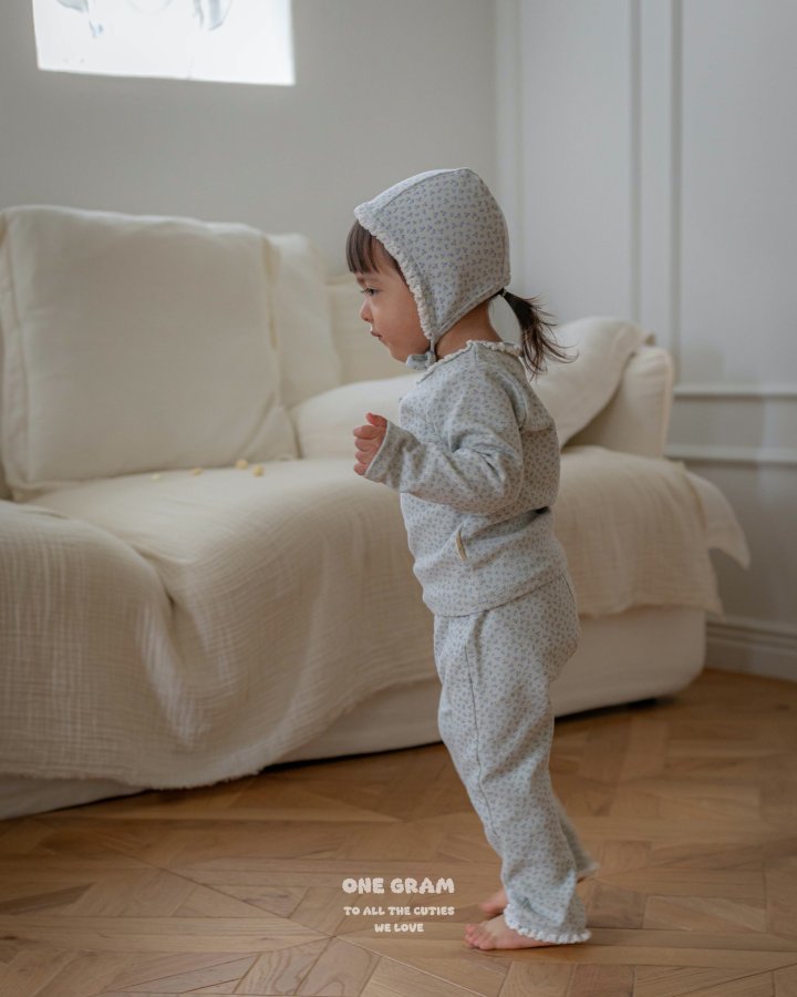 1 Gram - Korean Baby Fashion - #babywear - Tsubaki Top Bottom Set - 5