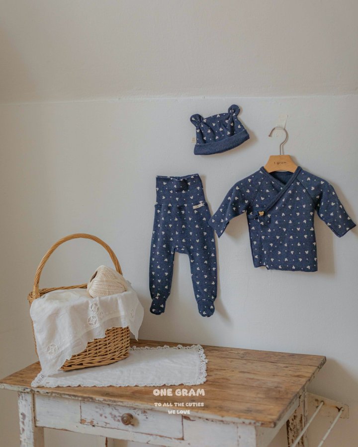 1 Gram - Korean Baby Fashion - #babywear - Dudu Newborn Suit Leggings Set - 11