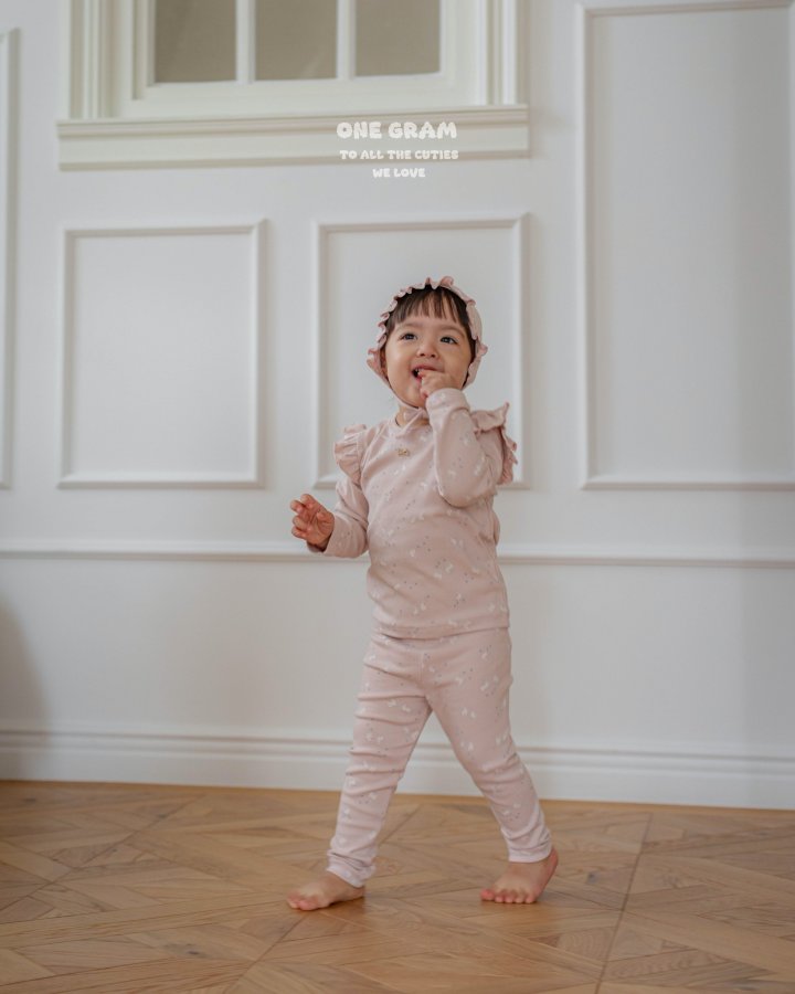 1 Gram - Korean Baby Fashion - #onlinebabyboutique - Bunny Top Bottom Set - 2
