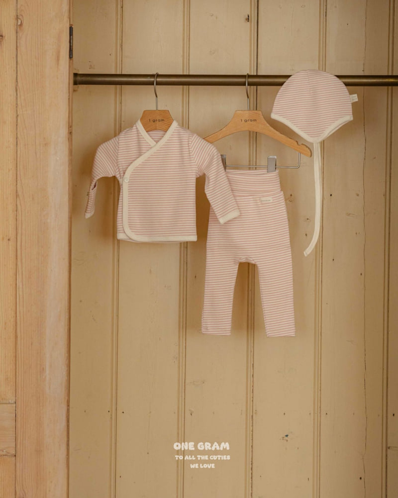 1 Gram - Korean Baby Fashion - #onlinebabyboutique - Shaun Newborn Leggings Set - 12