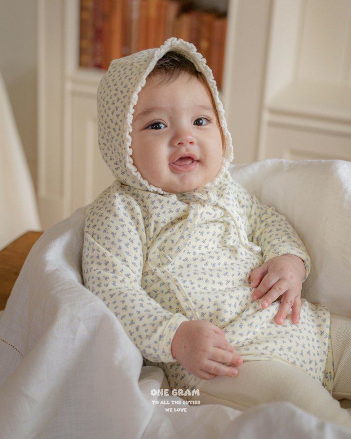 1 Gram - Korean Baby Fashion - #onlinebabyboutique - Tsubaki Newborn Suit - 7
