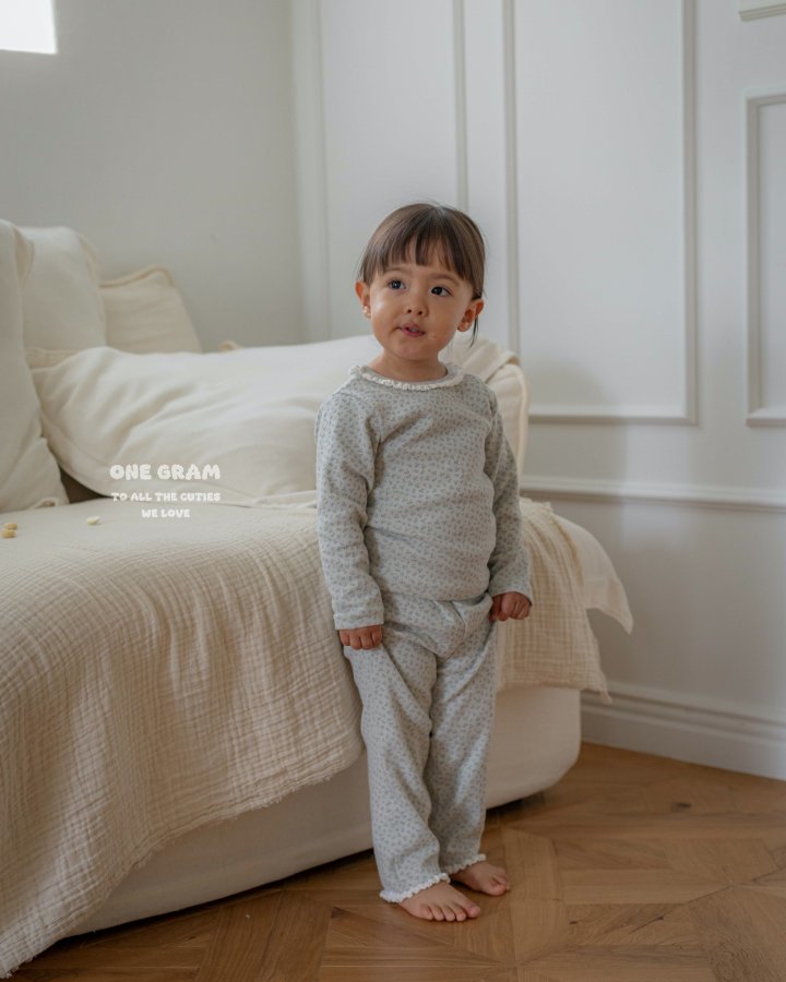 1 Gram - Korean Baby Fashion - #onlinebabyboutique - Tsubaki Top Bottom Set - 6