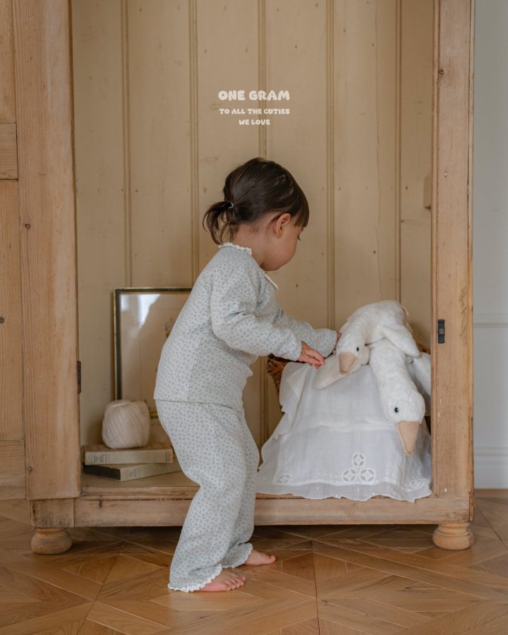1 Gram - Korean Baby Fashion - #onlinebabyshop - Tsubaki Top Bottom Set - 7