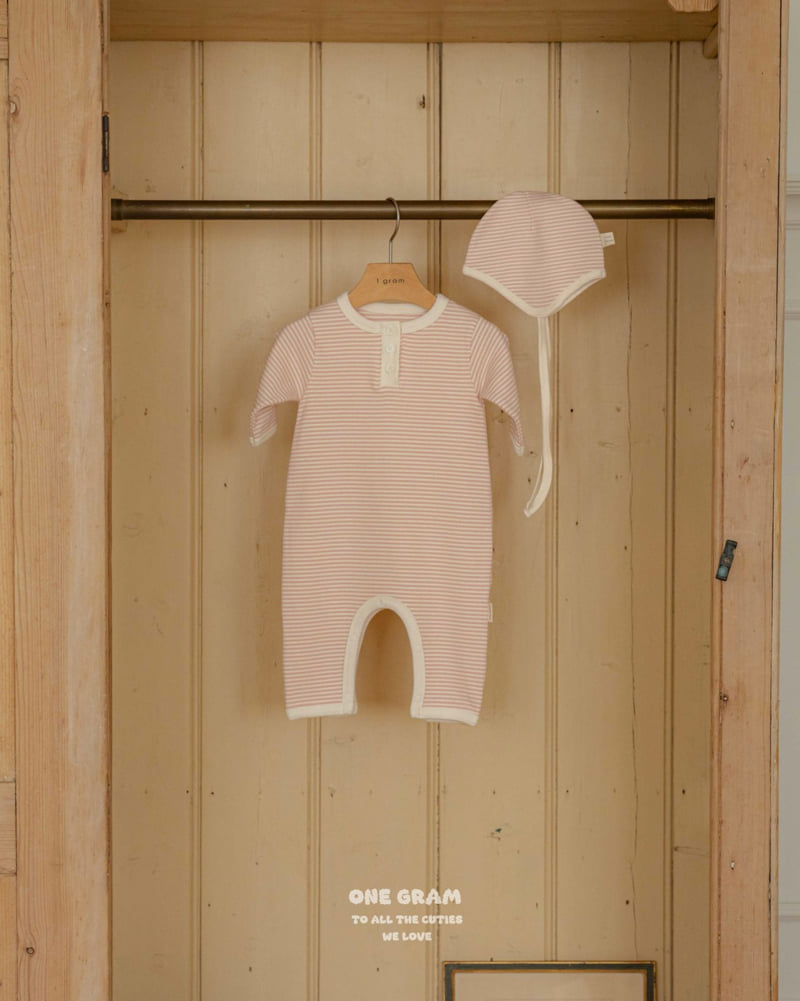 1 Gram - Korean Baby Fashion - #smilingbaby - Shaun Bonnet - 12