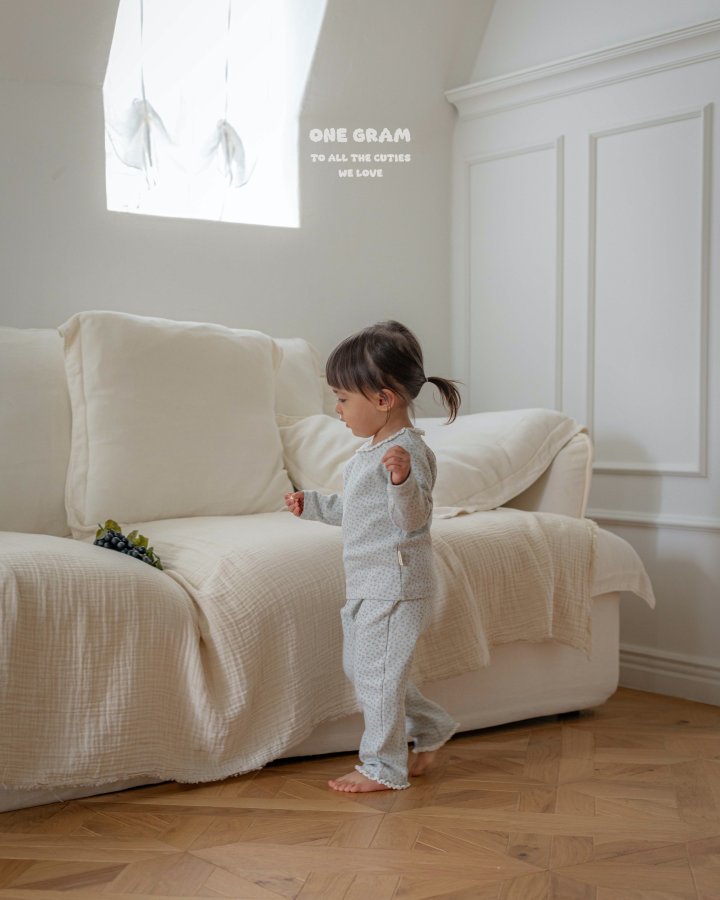 1 Gram - Korean Baby Fashion - #smilingbaby - Tsubaki Top Bottom Set - 8