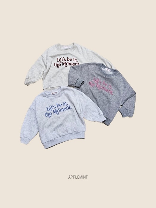 Moment Embroidery Sweatshirt Moment Embroidery Sweatshirt