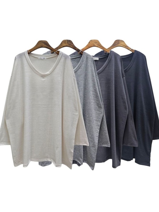 Span Slub V-Neck Tee Span Slub V-Neck Tee
