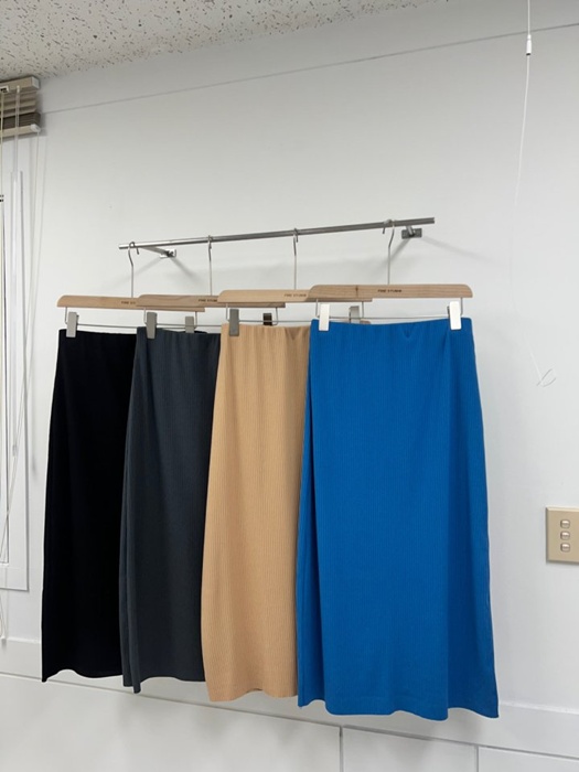 Ribbed Long Skirt Ribbed Long Skirt