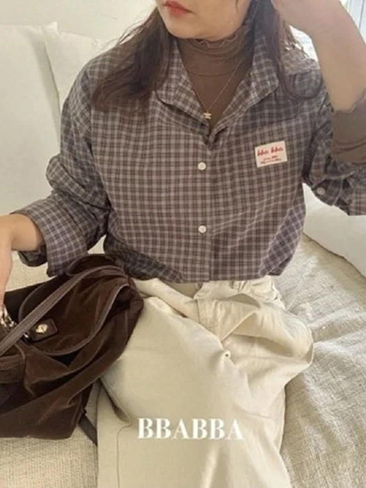 Pappaya Check Shirt (Mom) Pappaya Check Shirt (Mom)
