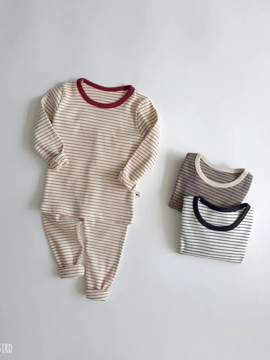 Striped Ribbed Easywear