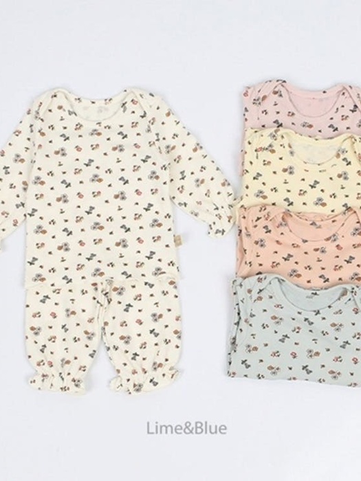 Orange Flower Rora Baby Set Orange Flower Rora Baby Set