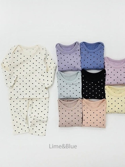 Autumn Dot Vest Baby Set Autumn Dot Vest Baby Set