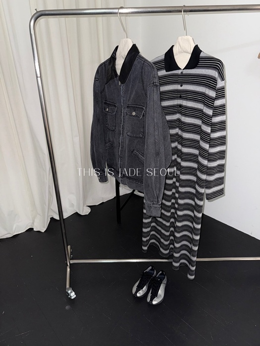 Milk Stripe One-piece Milk Stripe One-piece