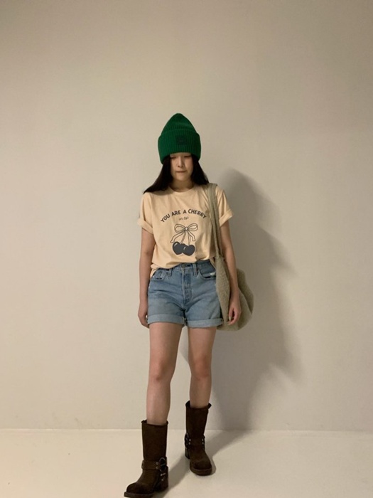 Heart Cherry Tee Heart Cherry Tee
