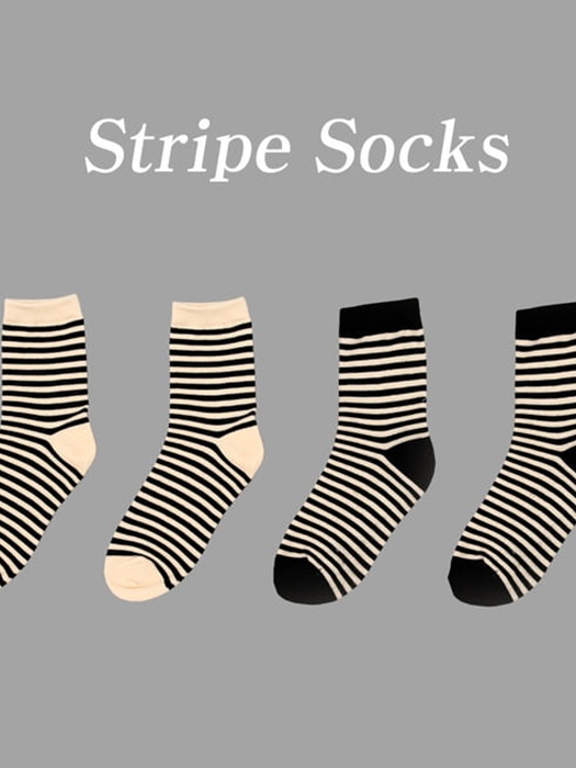 Striped Socks (set of 4)